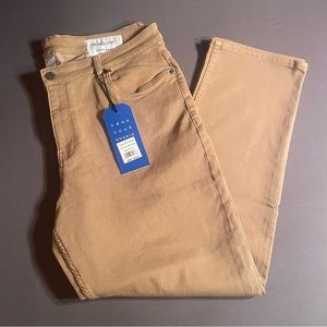 The Perfect Jeans NYC Denkhaki Beige Khaki Chino Pants 40x32 Athletic Fit